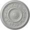 Ekena Millwork Tyrone Ceiling Medallion (Fits Canopies up to 6 3/4"), Hand-Painted Frost, 16 1/8"OD x 3/4"P CM16TYFRF - alternate 1